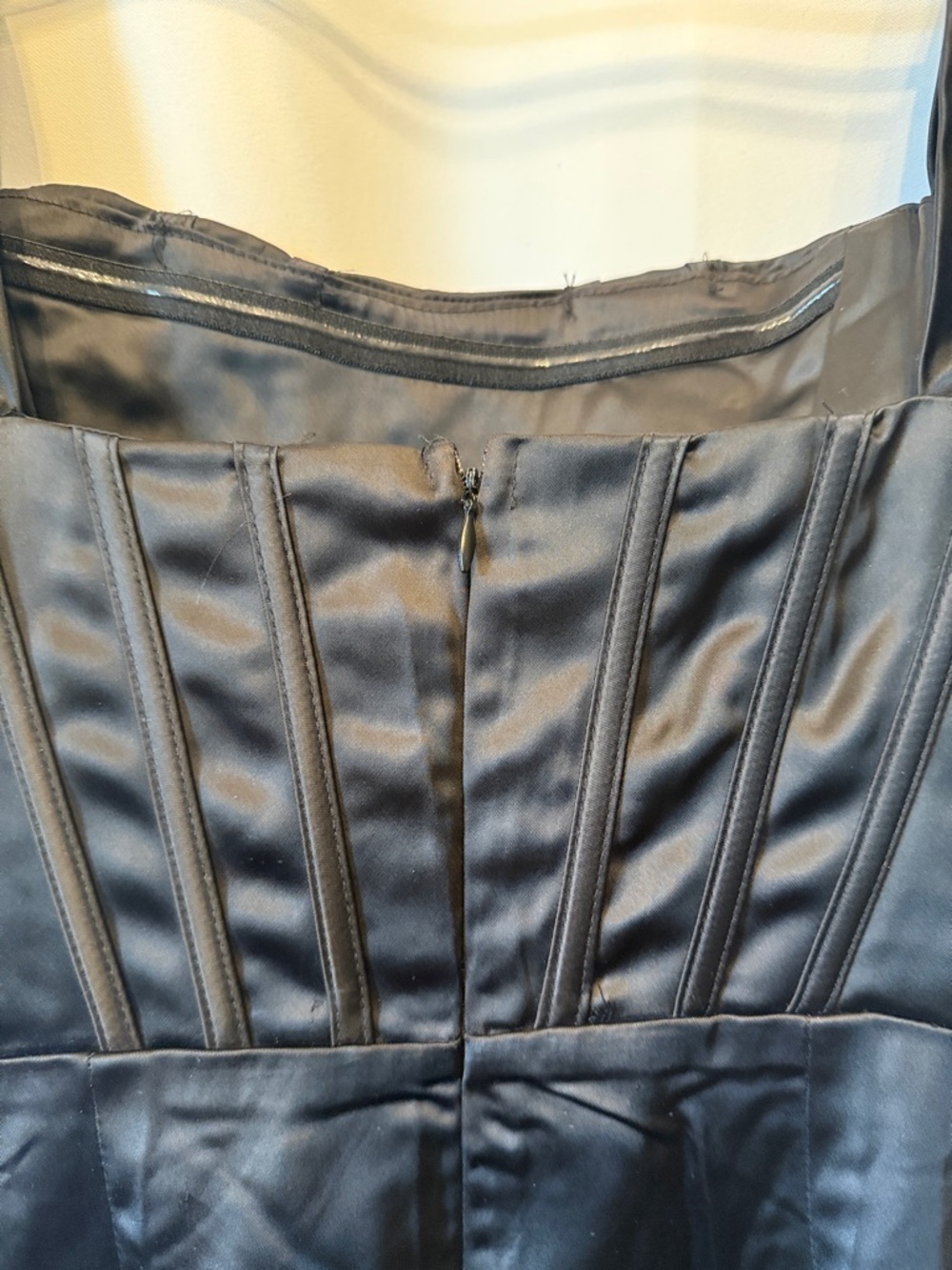 Classic Black Off-Shoulder Midi Dress - Picture 6 of 11